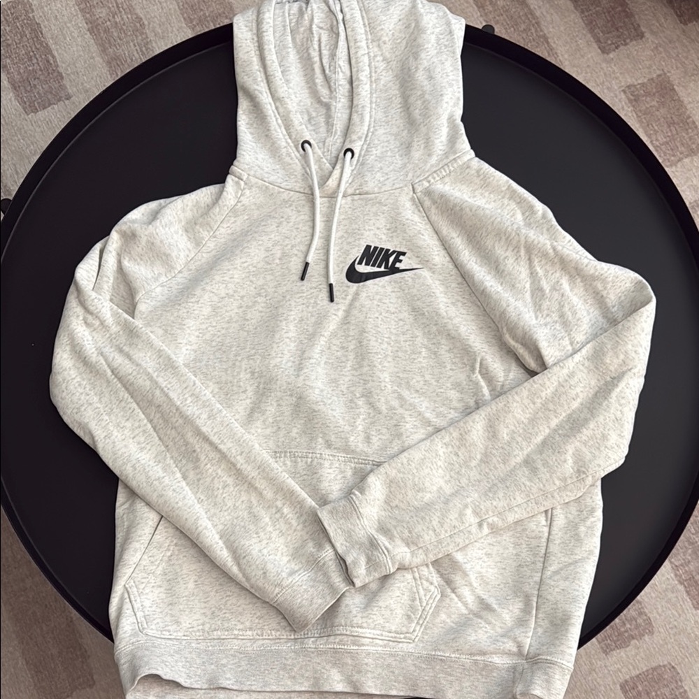 Nike Gray Crew Neck Sweater Soft Cotton Blend